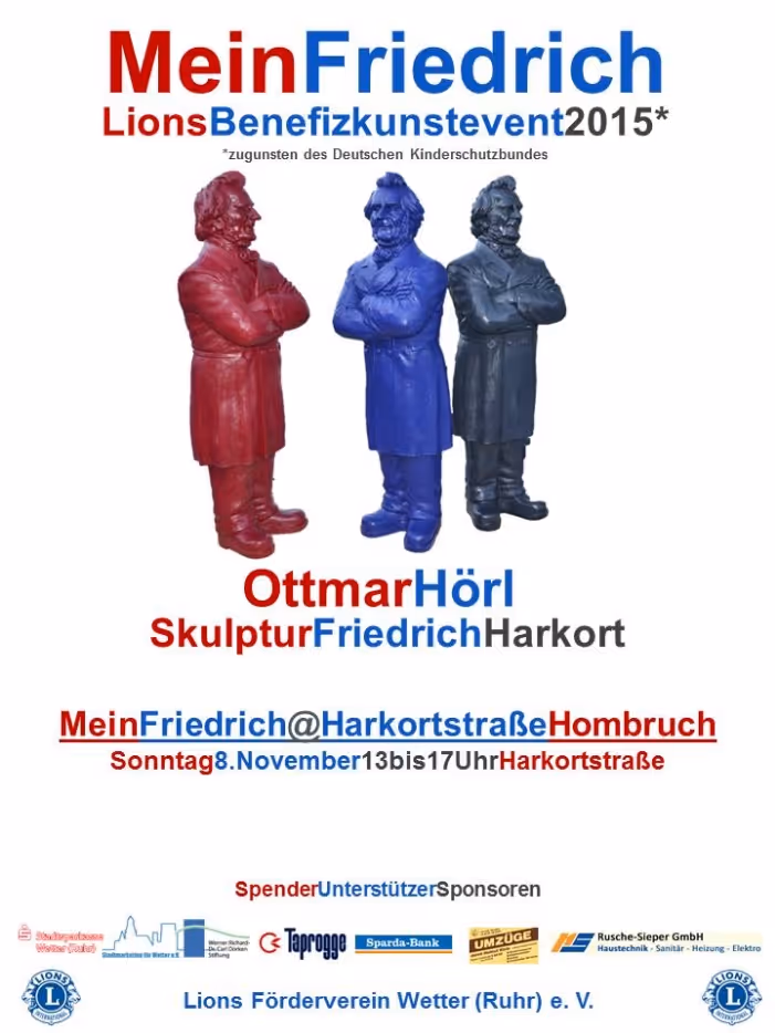 Mein Friedrich Plakat Hombruch Harkortstrasse